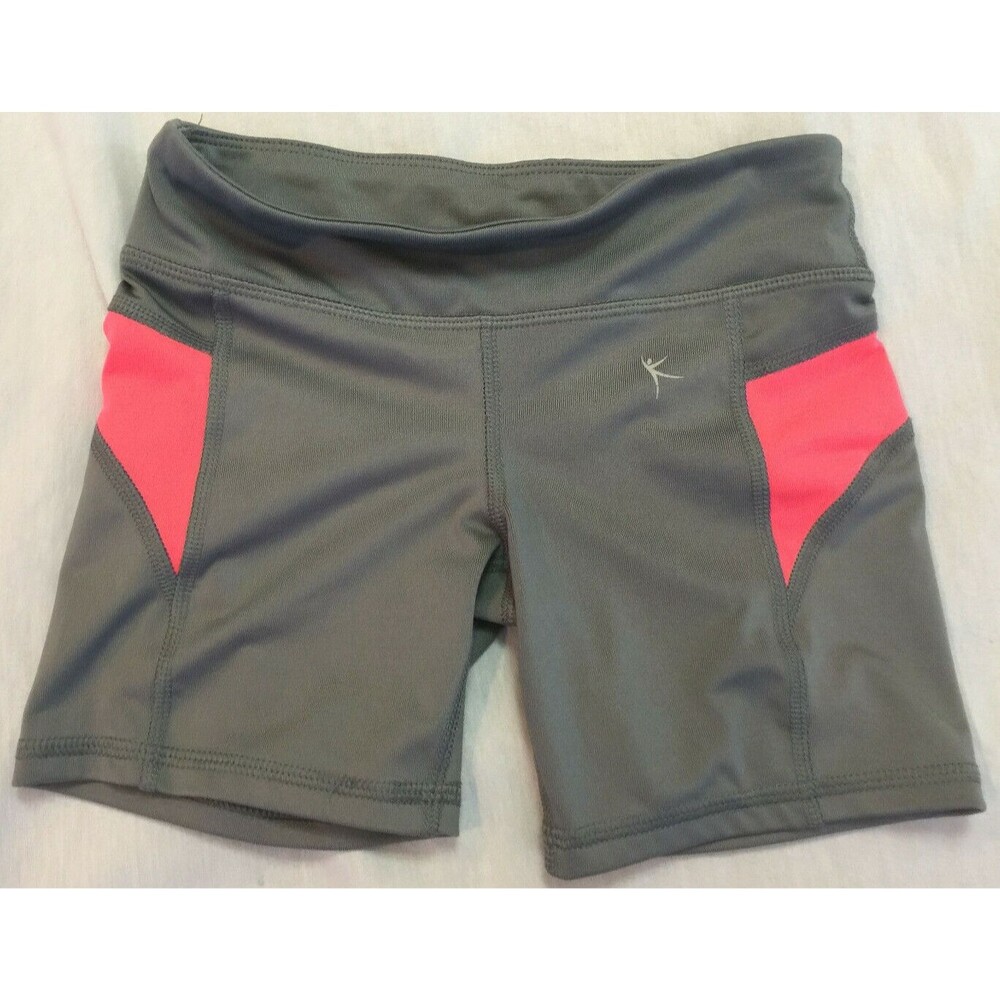 DANSKIN GIRLS ATHLETIC PULL ON SHORTS SIZE S 6-6X
